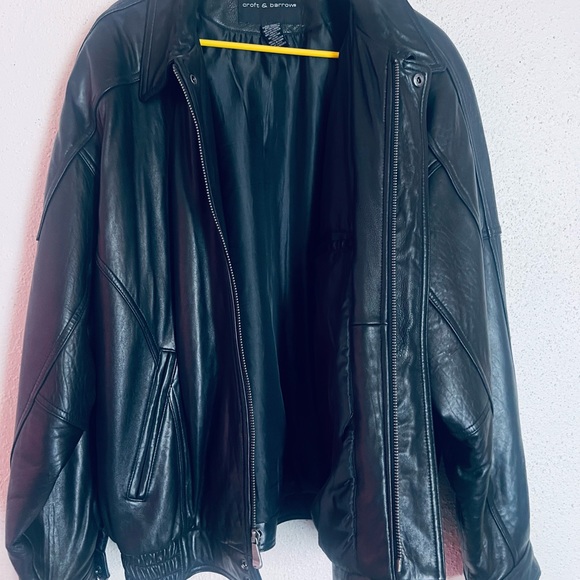 Croft & Barrow Genuine Leather Jacket For Men’s and Women Size XL RN (73277 ) - Picture 3 of 5